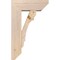 Ekena Millwork Olympic Slat Smooth Bracket w/ Offset Brace, Douglas Fir, 7 1/2"W x 20"D x 32"H BKT0806X20X32OLY06SDF - alternate 4